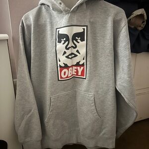 Obey Gray Sweatshirt Casual Wear